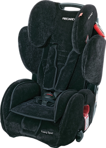 RECARO Young Sport Microfibre black/aquavit