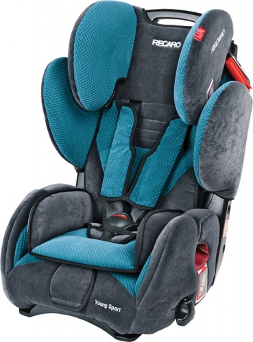 RECARO Young Sport Microfibre grey/petrol