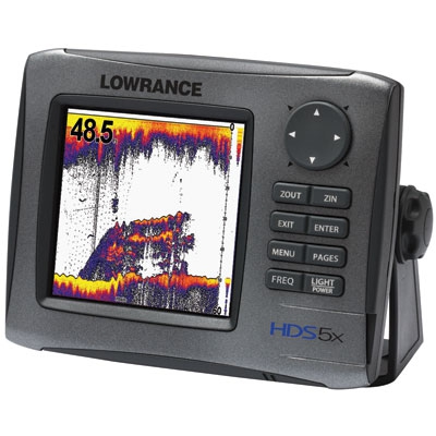 Lowrance HDS 5x (с датчиком 50-200 kHz)