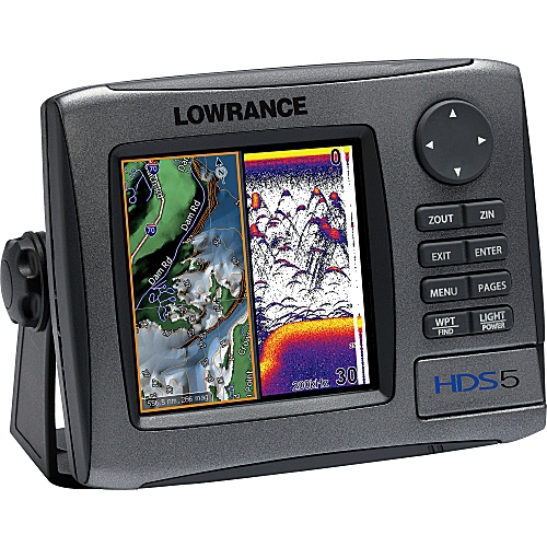 Lowrance HDS-5 эхолот+GPS (83/200 kHz)