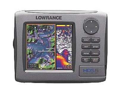 Lowrance HDS-5 эхолот+GPS (83/200 kHz)