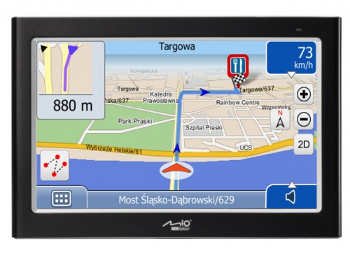 MIO MOOV C725  (7" дюймов)  Mio Map 2008 Full Европа (вся Европа)